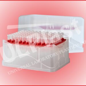 81410 Końcówki OMNITIP® OM-10-BFR-C do pipet, poj. 0,5-10 µl, dł. 38 mm, bezbarwne, w pudełku typu Fastrack.