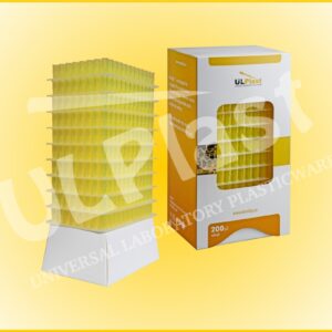 83710 Końcówki OMNITIP® OM-200-RF-Y do pipet, poj. 1-200 µl, dł. 49,5 mm, żółte, stos Reload.