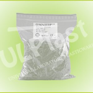 84110 Końcówki OMNITIP® OM-300-B-C do pipet, poj. 2-300 µl, dł. 58,5 mm, bezbarwne, pakowane w worku.