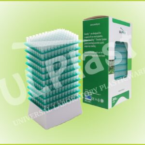 84710 Końcówki OMNITIP® OM-300-RF-C do pipet, poj. 2-300 µl, dł. 58,5 mm, bezbarwne, stos Reload.